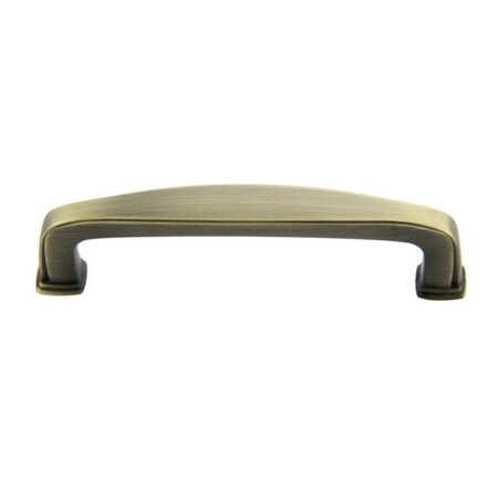 Crown 4-5/8" Deco Cabinet Pull with 3-3/4" Center to Center Antique Satin Brass Finish CHP81092ABSB